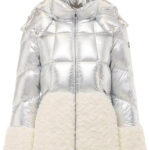 MonclerWomen's Metallic Algenubi Faux Shearling Down Jacket