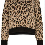 Moncler Leopard Knit Jumper Sweater