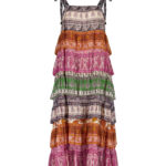 ZIMMERMANN Paisley Print Midi Length Dress