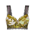 Versace graphic print bustier