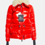 Moncler Grenoble Red Quilted Nylon Arabba Down Jacket XS FUR